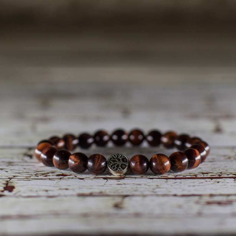 The Abundance Bracelet - Red Tigers Eye