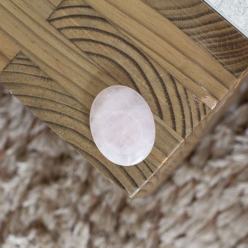 Rose Quartz Worry Stone