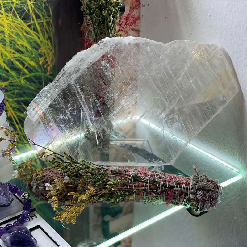 Selenite Slab - Charging plate