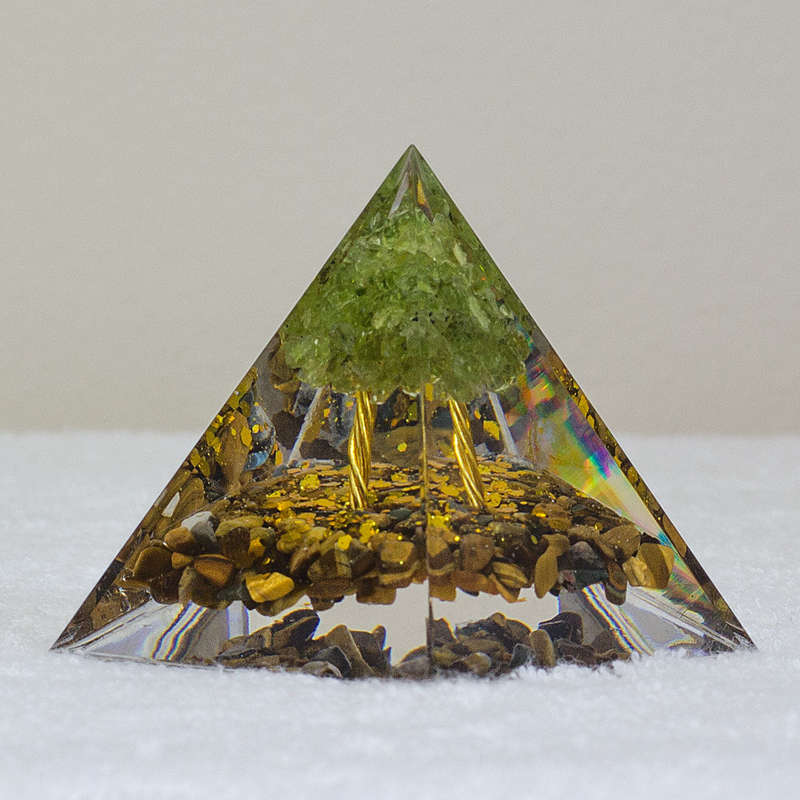 Orgonite Pyramid - Tiger's Eye