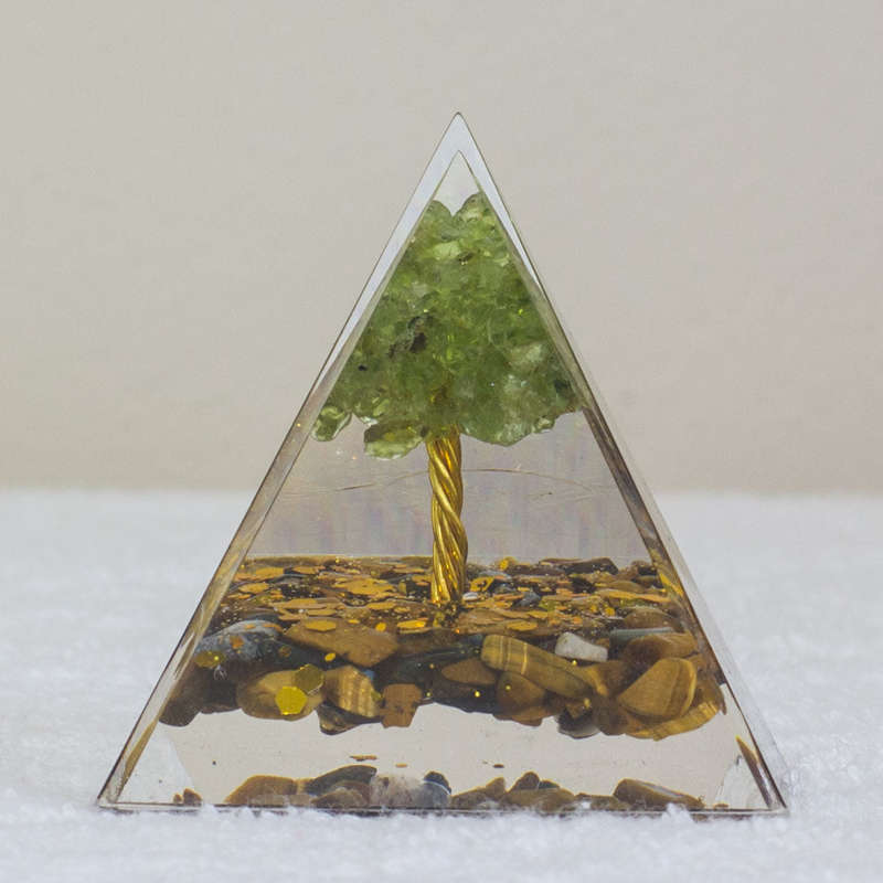 Orgonite Pyramid - Tiger's Eye