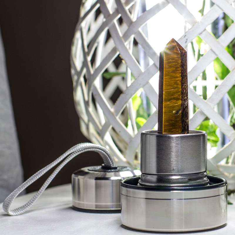 Crystal Essence Water Bottle - Tiger's Eye