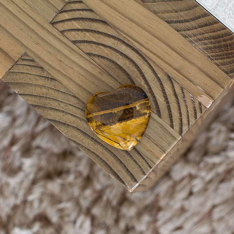 Tigers Eye Heart