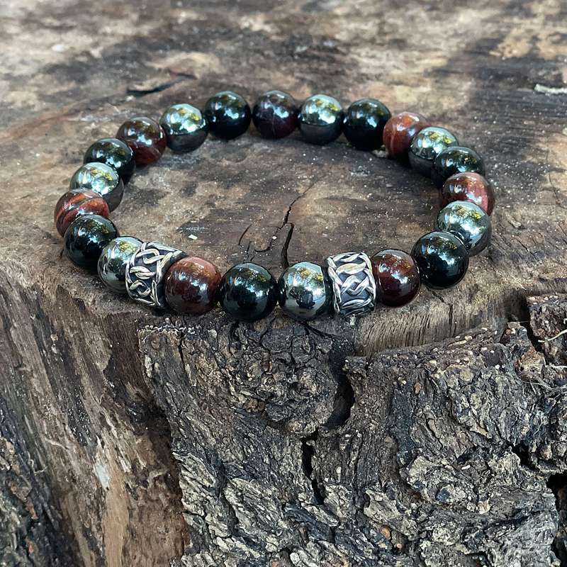 The Triple Protection Bracelet (10mm) Red