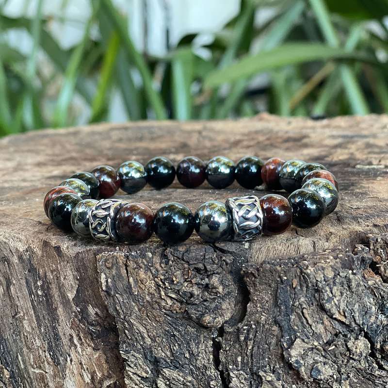 The Triple Protection Bracelet (10mm) Red