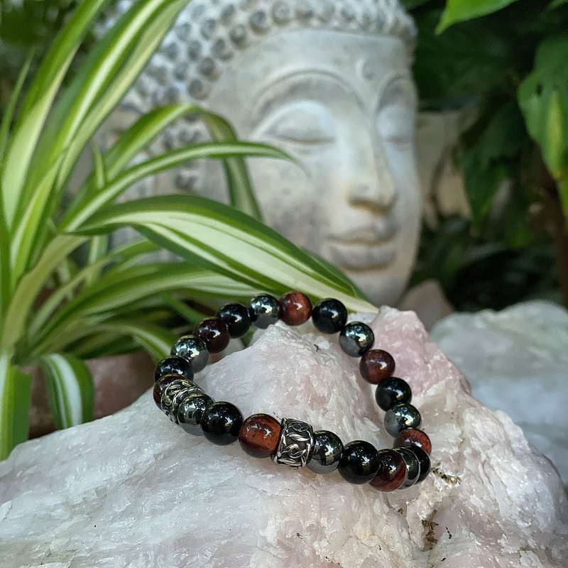 The Triple Protection Bracelet (10mm) Red