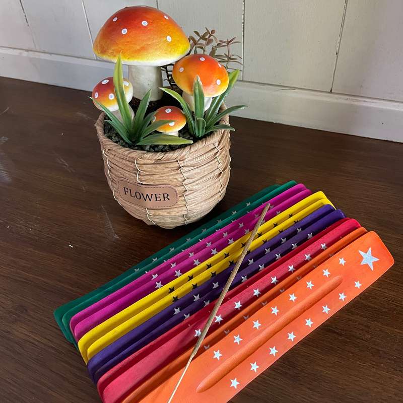 Wooden Flat Incense holder