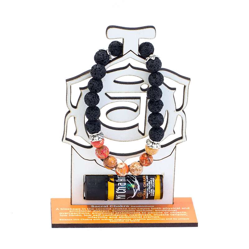 Sacral Chakra Diffuser Bracelet