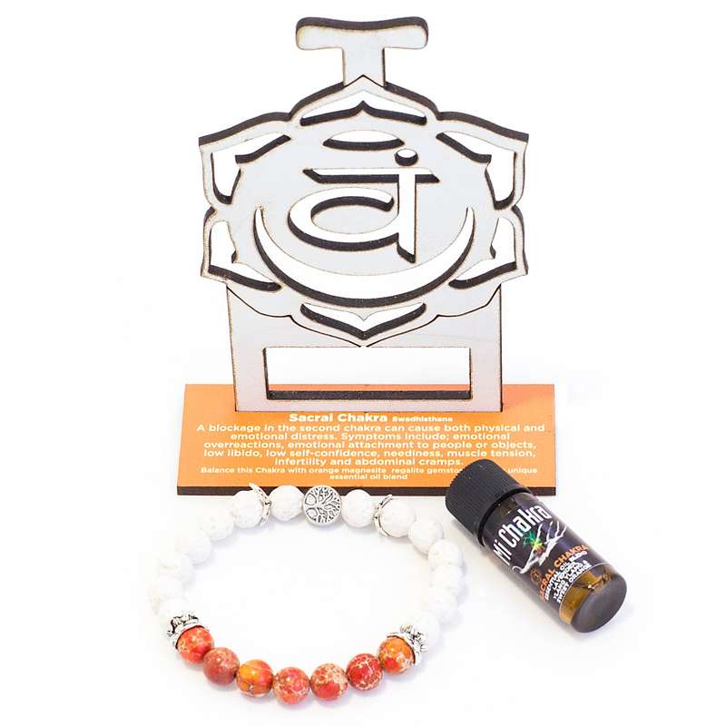 Sacral Chakra Diffuser Bracelet