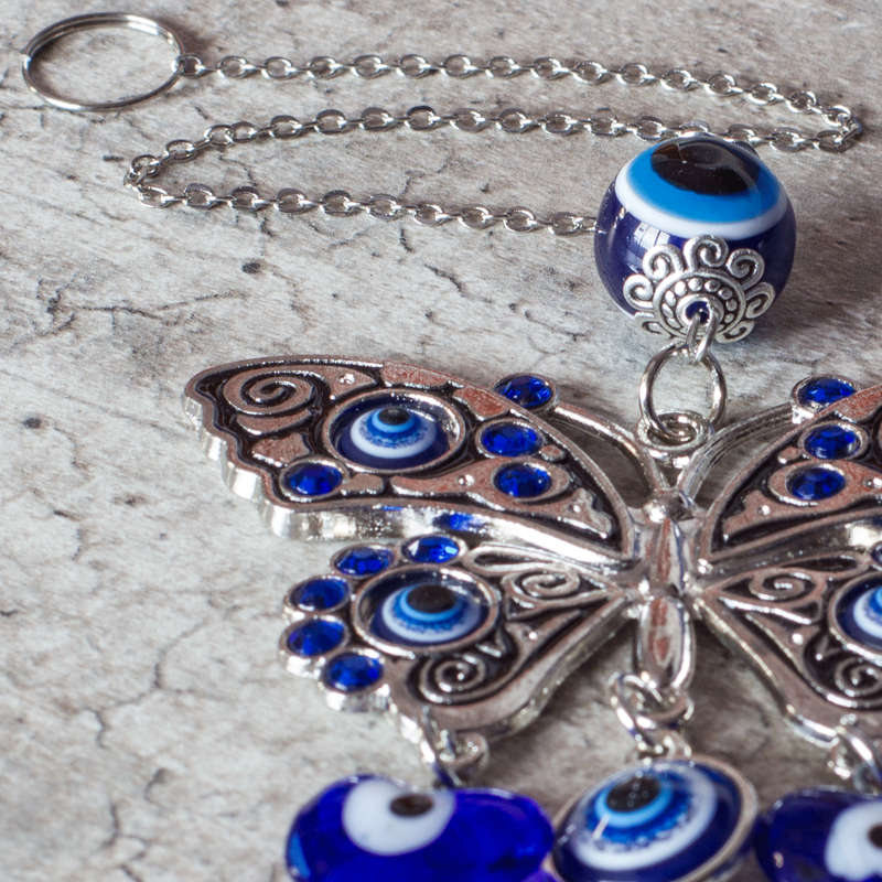 Evil Eye Butterfly Sun Catcher