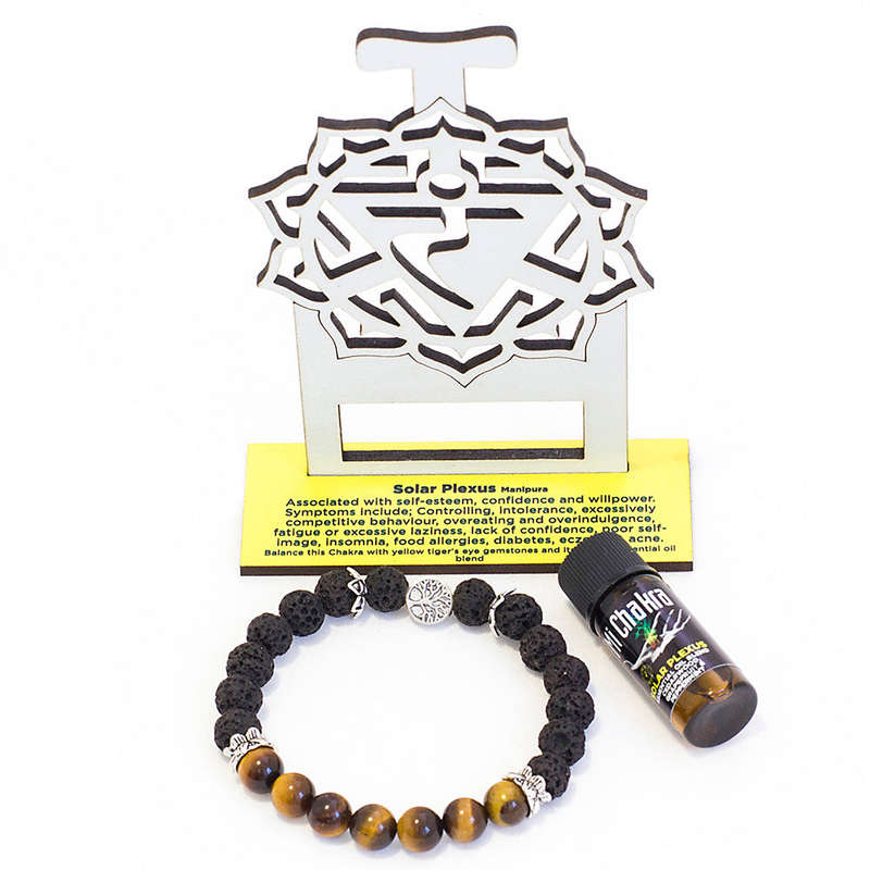 Solar Plexus Chakra Diffuser Bracelet