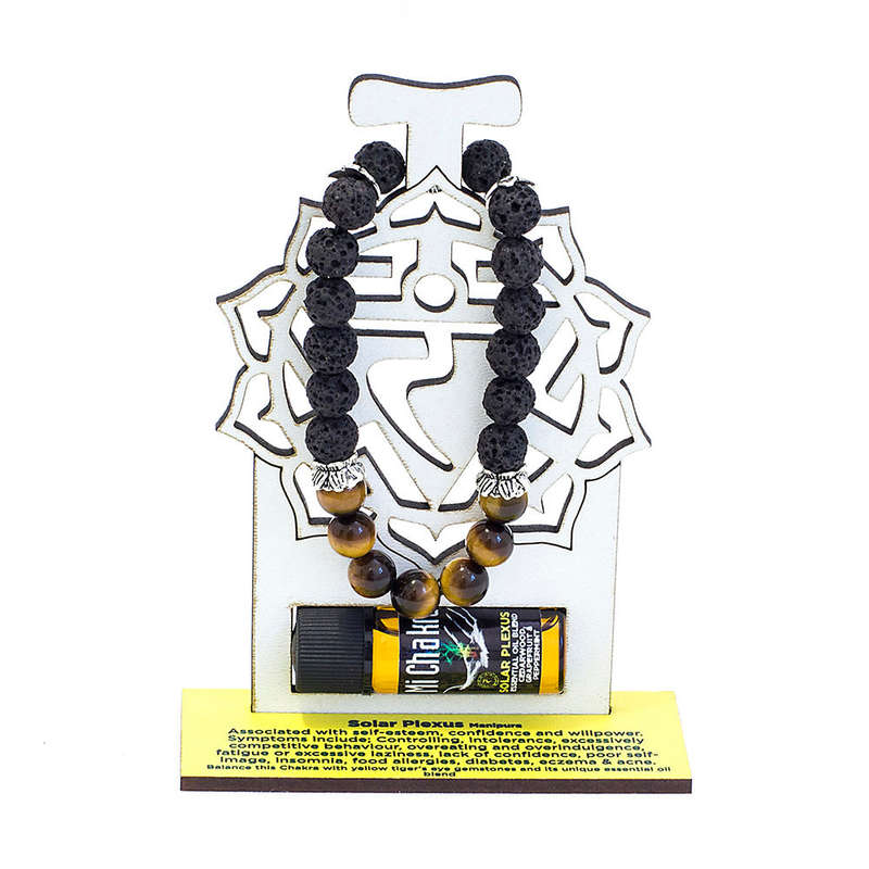 Solar Plexus Chakra Diffuser Bracelet