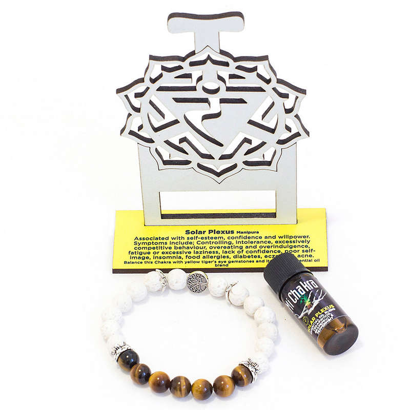 Solar Plexus Chakra Diffuser Bracelet
