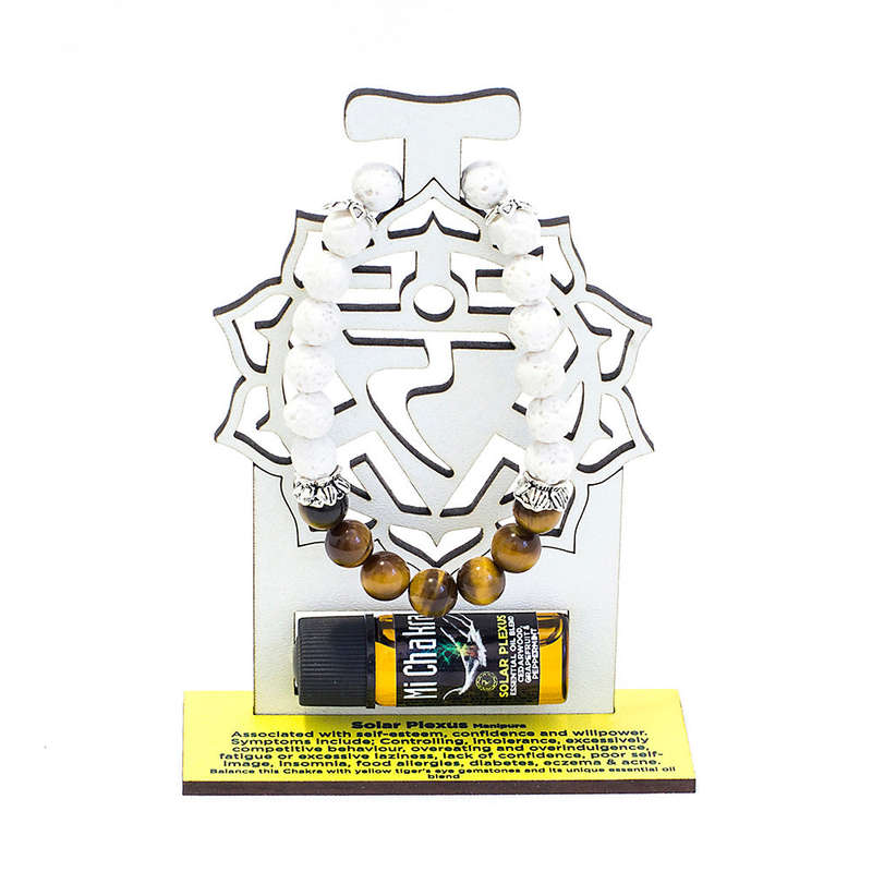 Solar Plexus Chakra Diffuser Bracelet