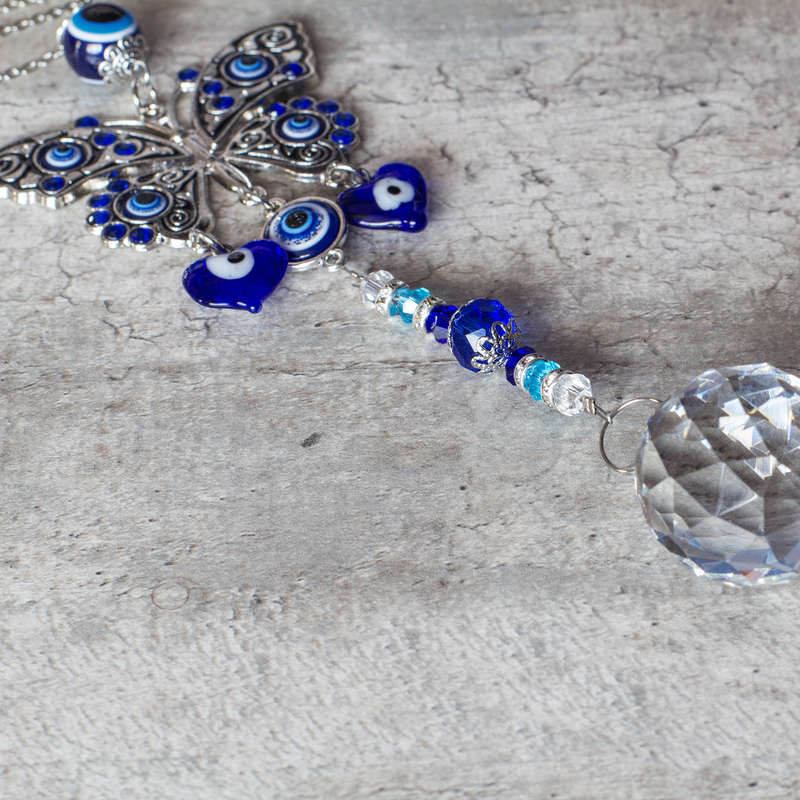 Evil Eye Butterfly Sun Catcher