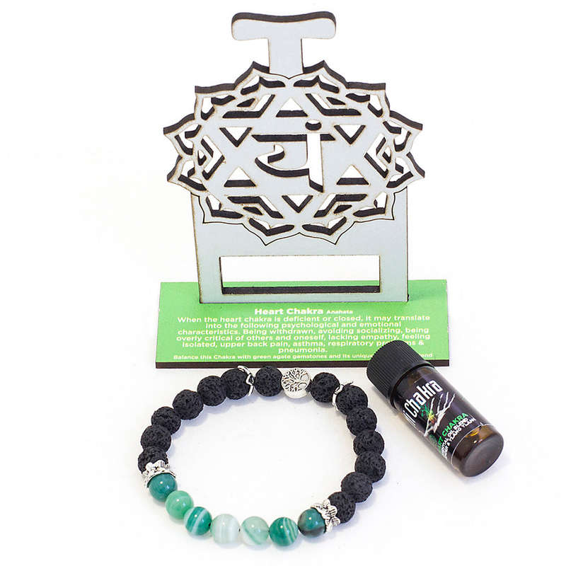 Heart Chakra Diffuser Bracelet