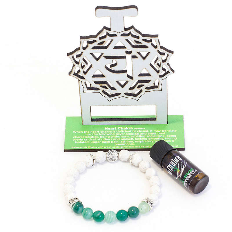 Heart Chakra Diffuser Bracelet