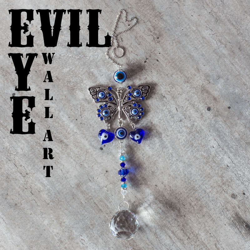 Evil Eye Butterfly Sun Catcher