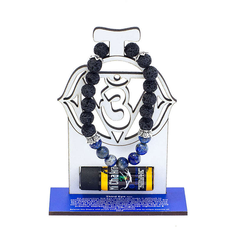Third Eye Chakra Diffuser Bracelet