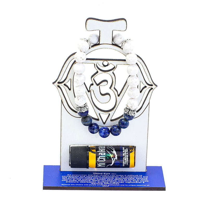 Third Eye Chakra Diffuser Bracelet