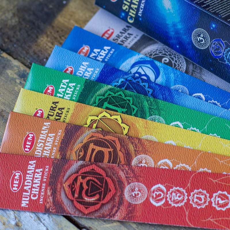 Seven Chakra Incense Sticks