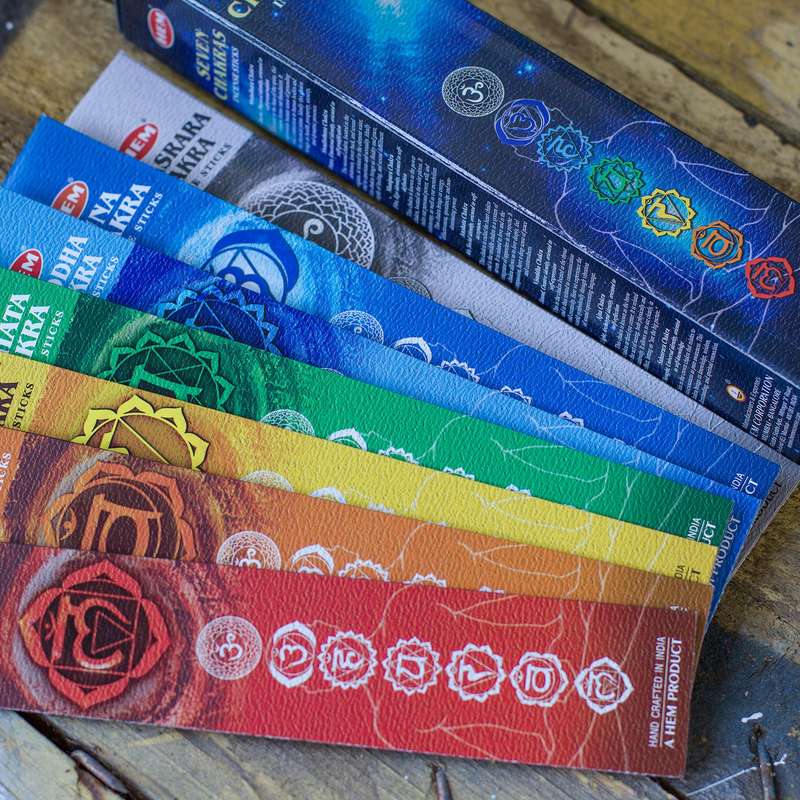Seven Chakra Incense Sticks