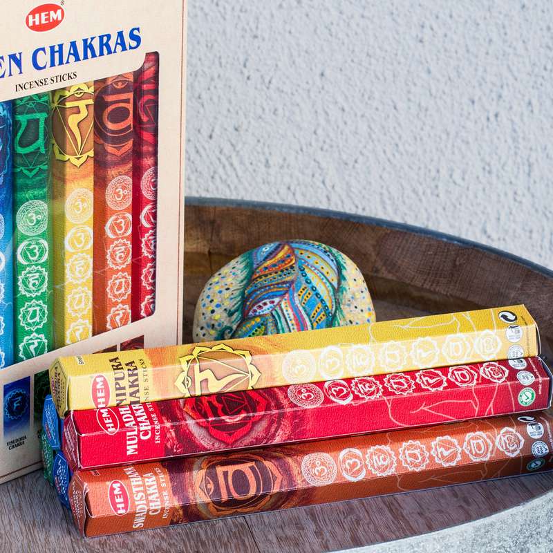 7 Chakra Incense Sticks Gift Pack