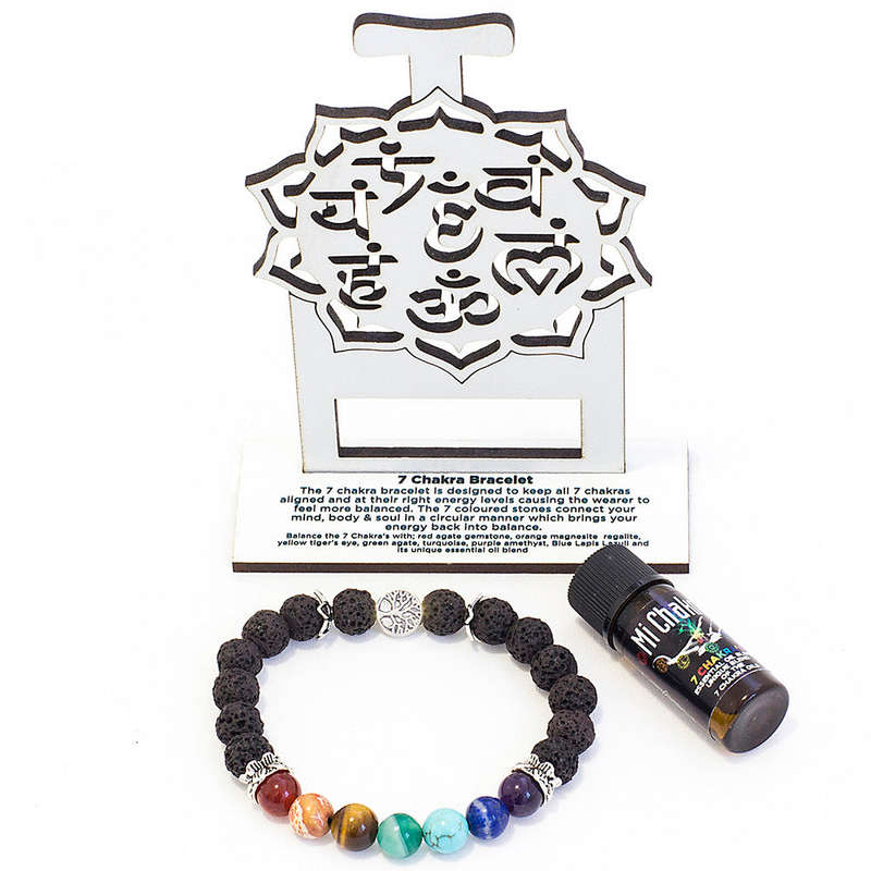 7 Chakra Diffuser Bracelet