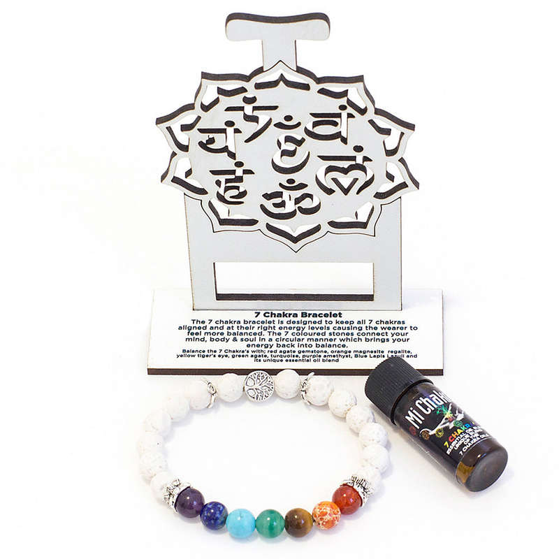 7 Chakra Diffuser Bracelet