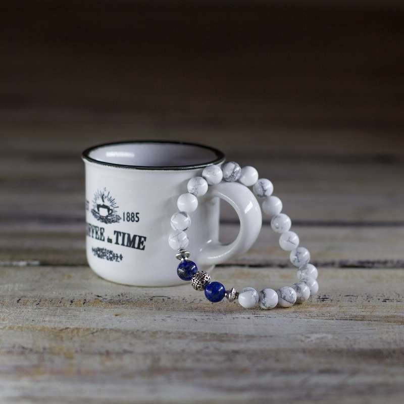 Howlite Attention Bracelet