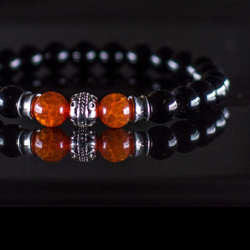 Obsidian Warrior Bracelet