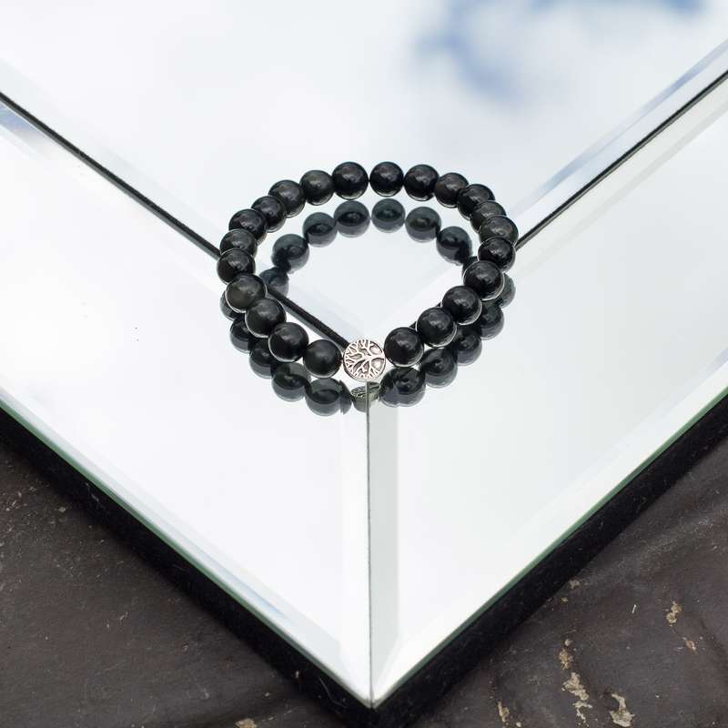 The Power Bracelet - Black Obsidian