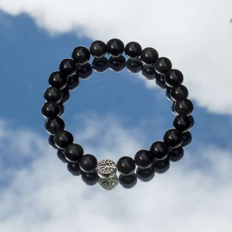 The Power Bracelet - Black Obsidian