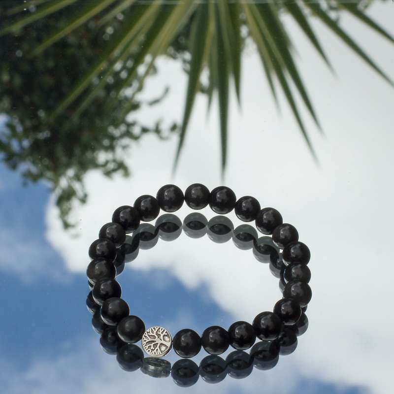 The Power Bracelet - Black Obsidian