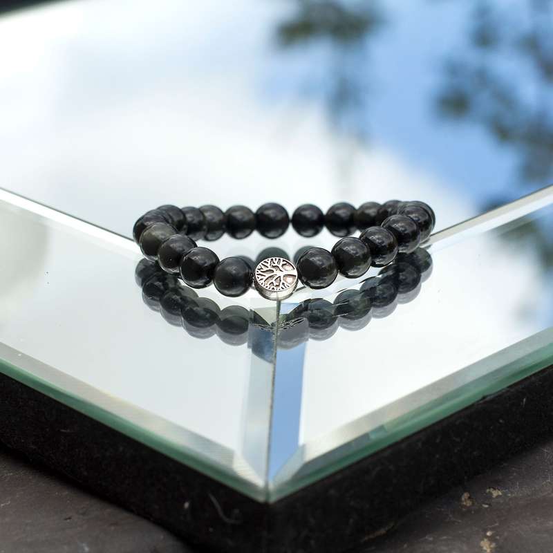 The Power Bracelet - Black Obsidian