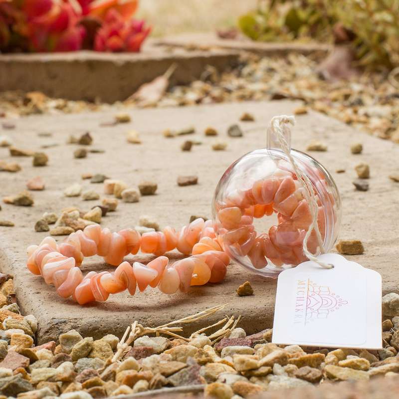 Carnelian Chip Bracelet