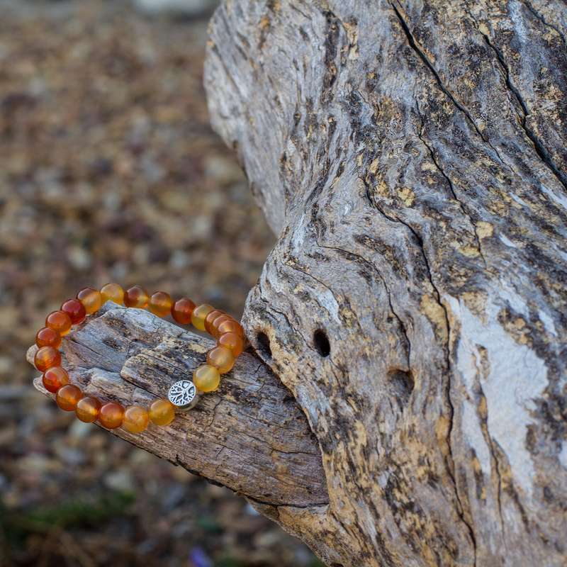 The Sunset Bracelet - Carnelian