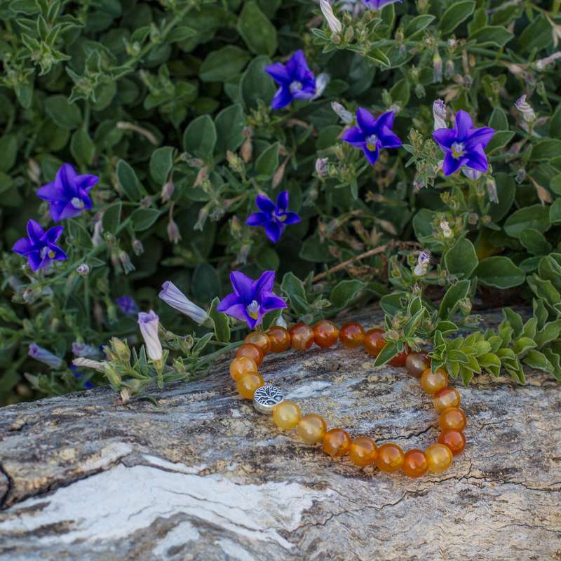 The Sunset Bracelet - Carnelian