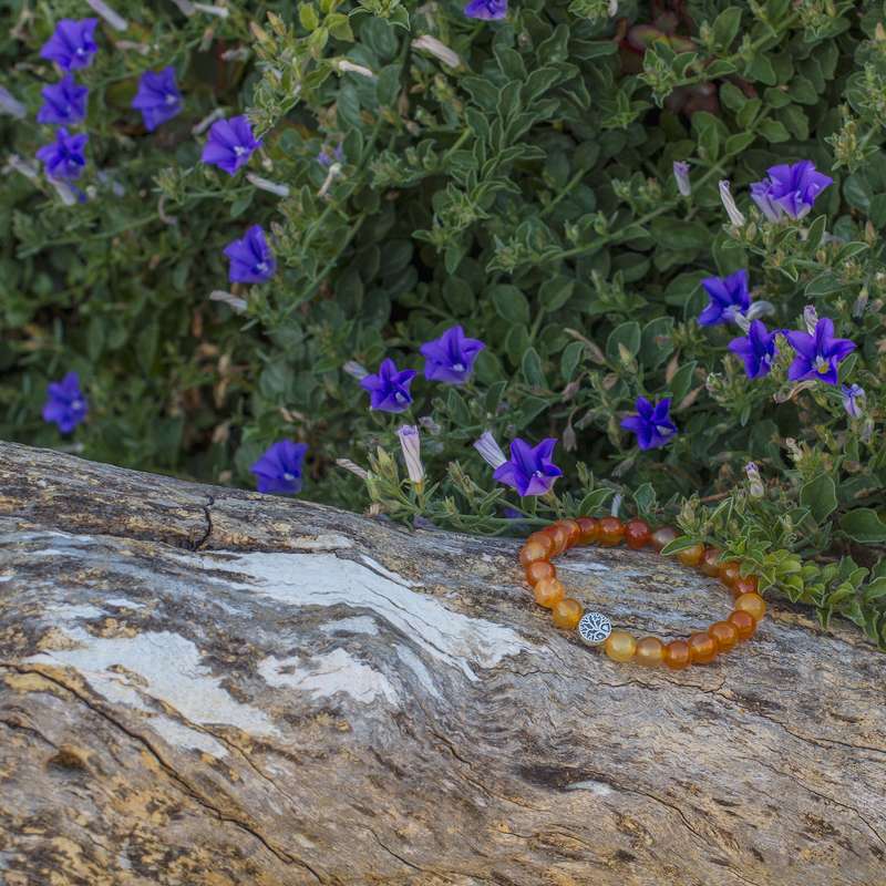 The Sunset Bracelet - Carnelian