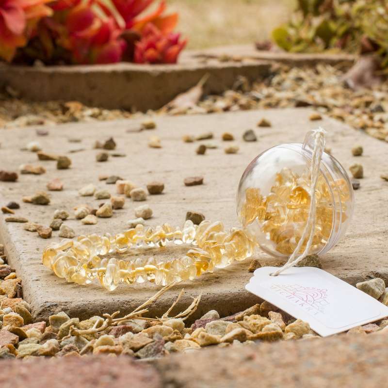 Citrine Chip Bracelet