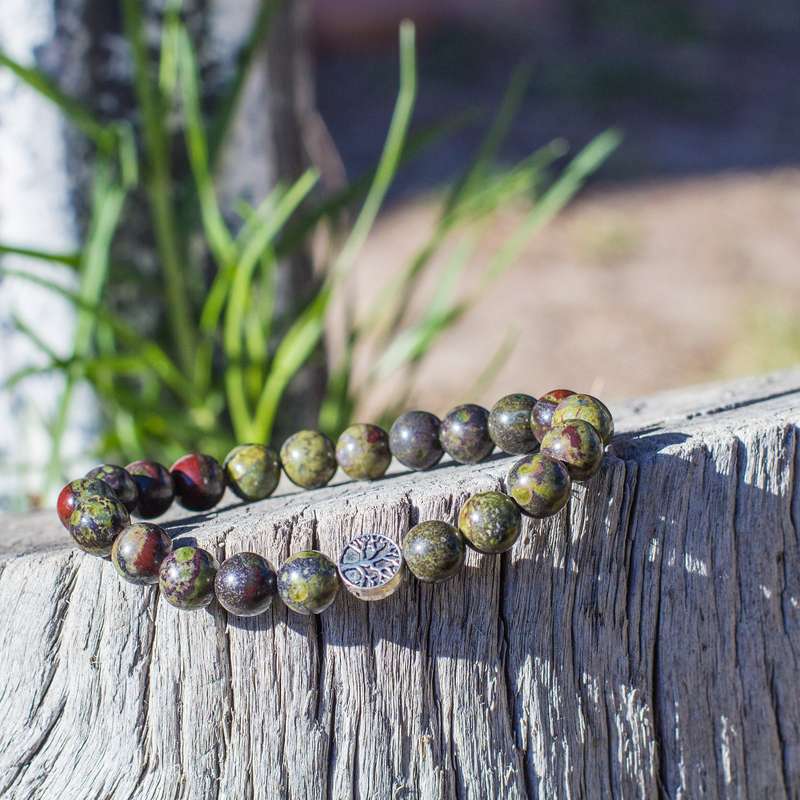 The Dragon Bracelet - Dragons Blood Jasper