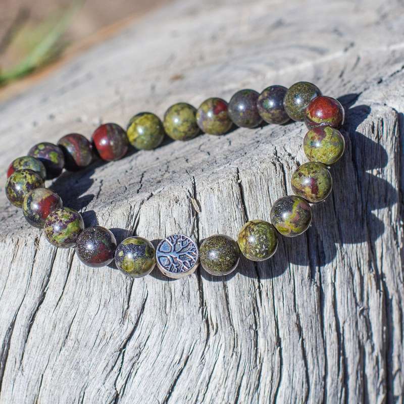 The Dragon Bracelet - Dragons Blood Jasper