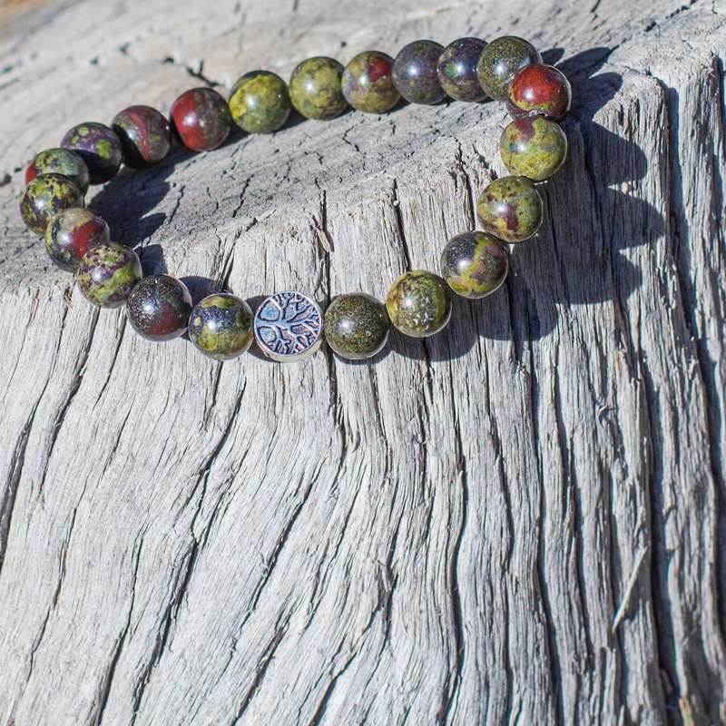 The Dragon Bracelet - Dragons Blood Jasper