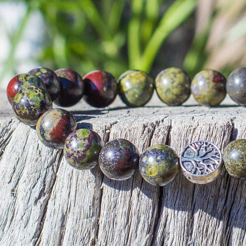 The Dragon Bracelet - Dragons Blood Jasper