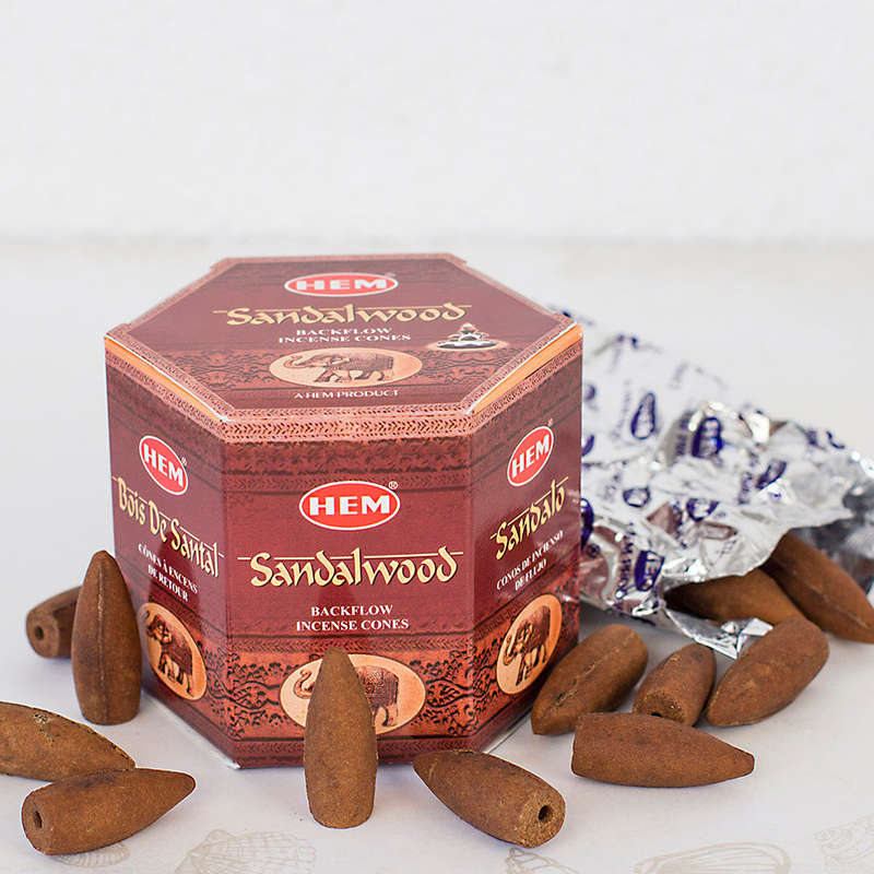 Sandalwood Back-flow Incense Cones