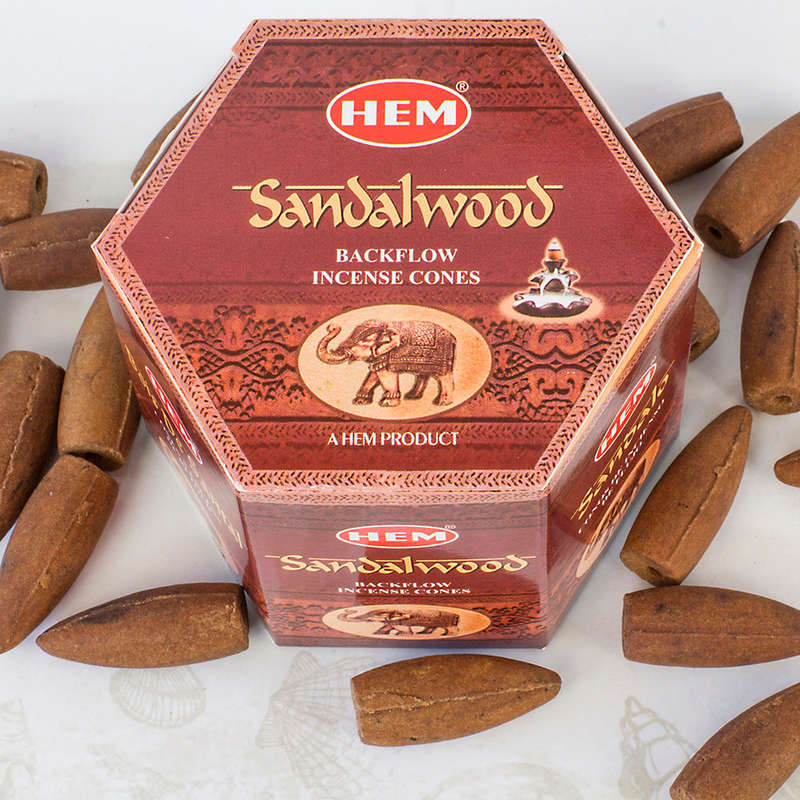 Sandalwood Back-flow Incense Cones