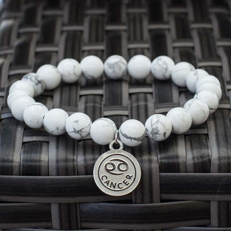 The Stars - Howlite Zodiac Bracelets
