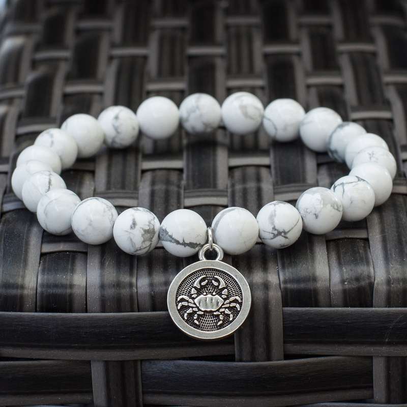 The Stars - Howlite Zodiac Bracelets