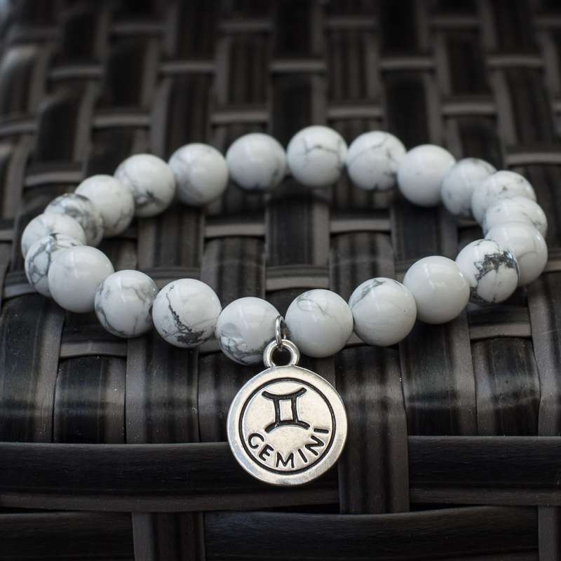 The Stars - Howlite Zodiac Bracelets