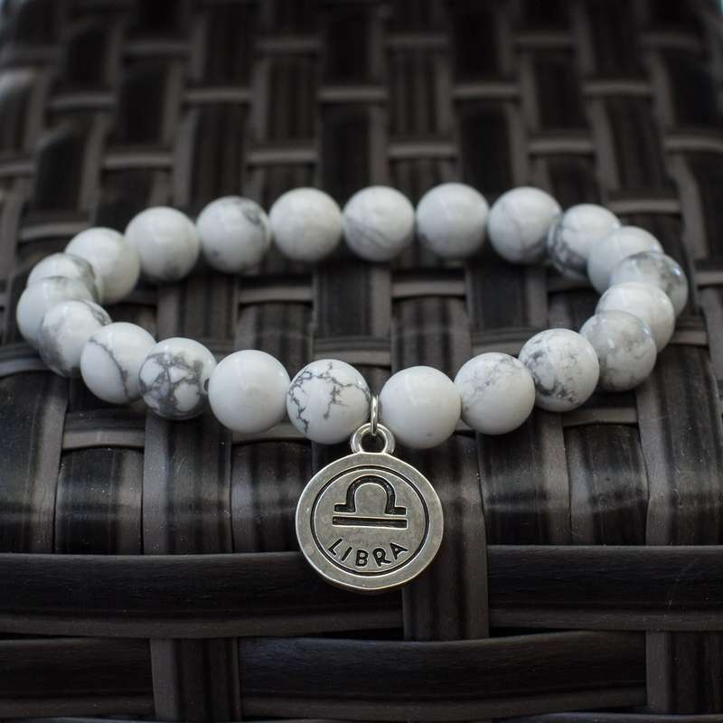 The Stars - Howlite Zodiac Bracelets